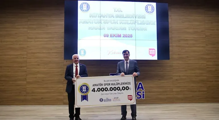 Kütahya Belediyesi Amatör Spor Kulüplerine 4 Milyon TL Destek Sağladı