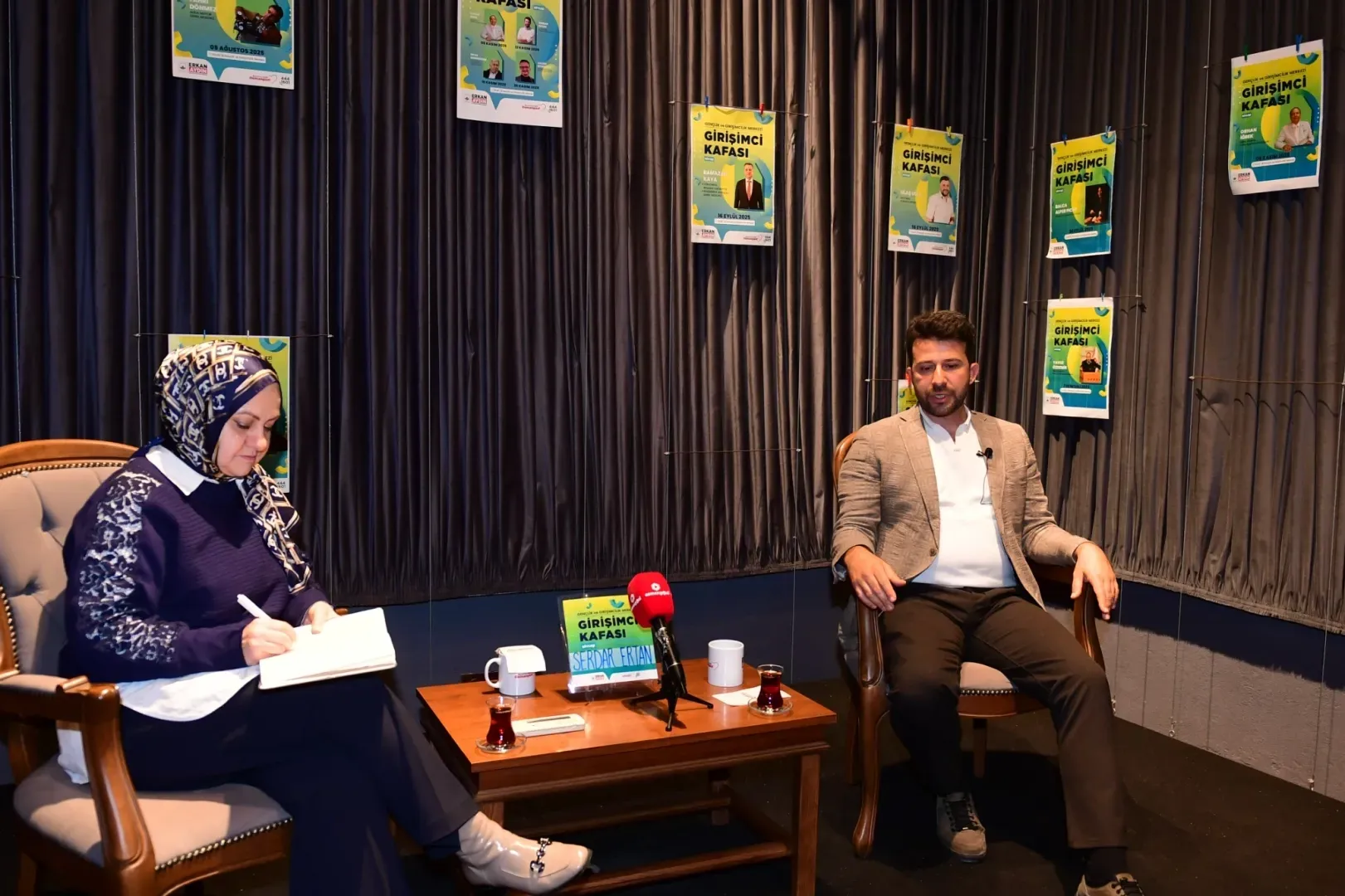 Bursa’da Osmangazi söyleşilerinin konuğu Serdar Ertan oldu