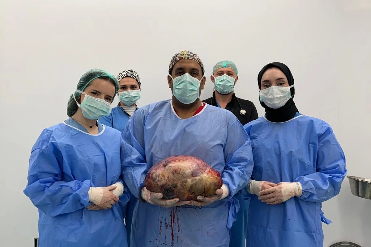 10 kilogramlık kitle patlamadan çıkarıldı