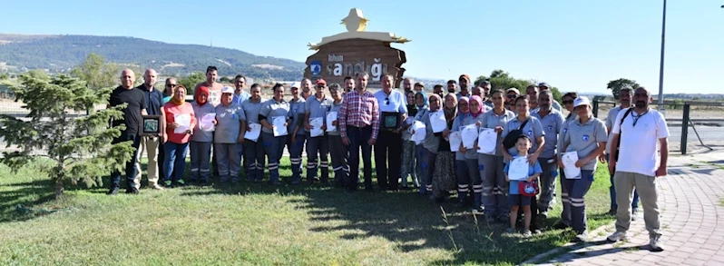 Park ve Bahçeler Müdürlüğü Personeli Sertifikalarını Aldı