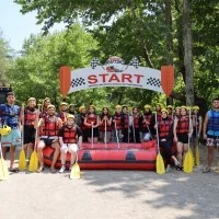 Bursa’da gençler rafting heyecanı yaşadı