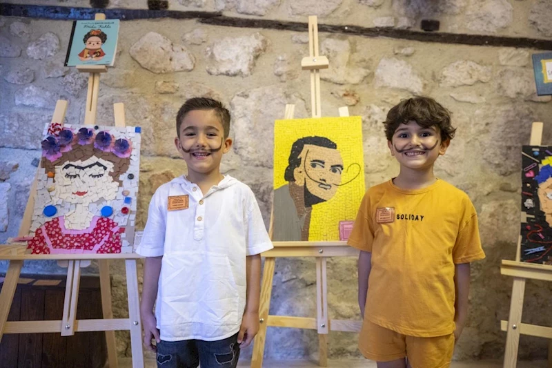 Miniklerin Fırçasından Çıkan Renkli Hayaller TADEKA’da Sergileniyor