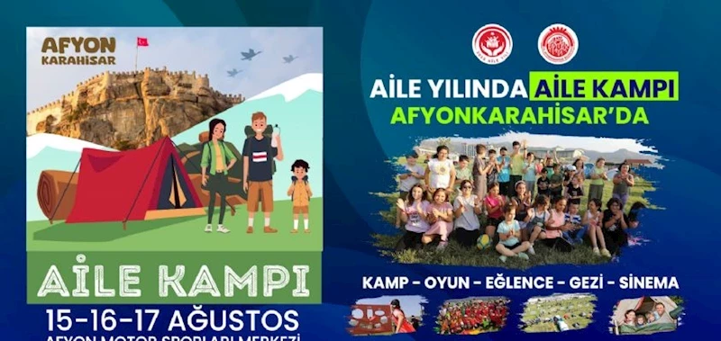 BELEDİYEMİZDEN AİLE YILINA ÖZEL AİLE KAMPI