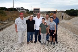 BAŞKAN GÜREL YOL ÇALIŞMALARINI YERİNDE İNCELEDİ