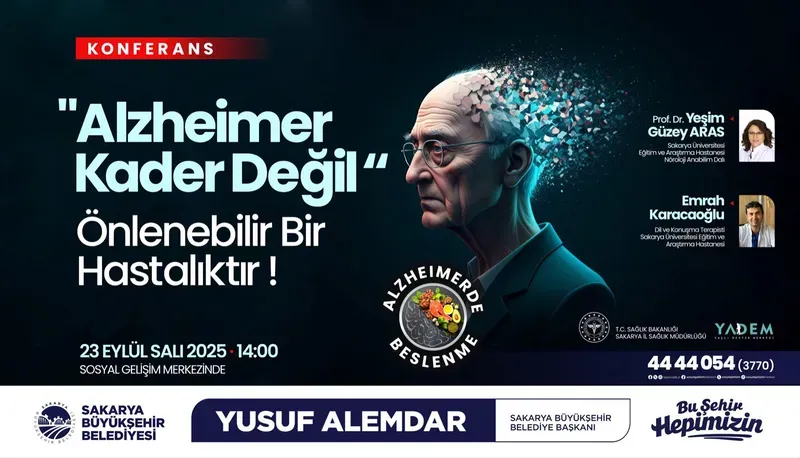 Alzheimer hastalığının önlenmesinde beslenme ve sağlıklı yaşamın önemi konuşulacak